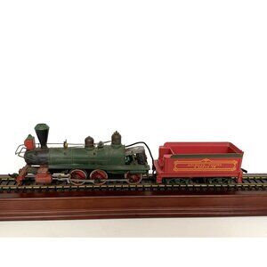 Mantua Tyco HO Scale 4-6-0 Rogers Steam Locomotive w/ ATSF Tender Parts Repair
